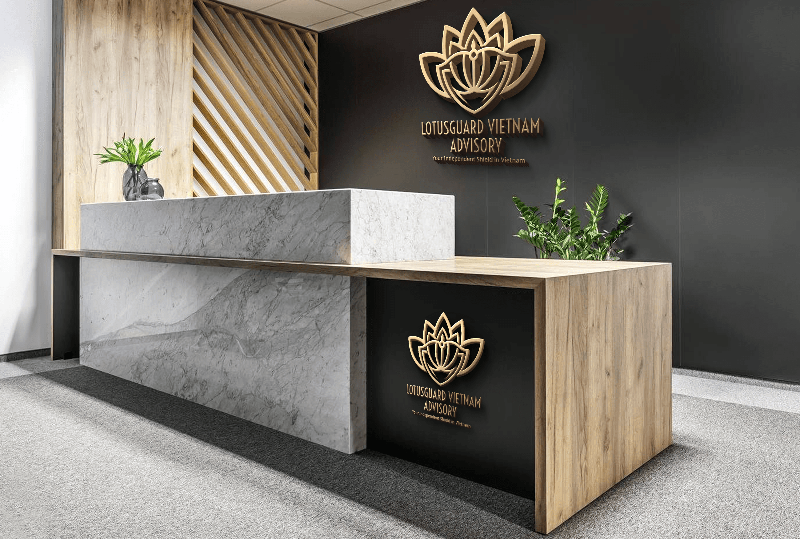 LotusGuard reception and brand mark